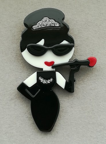 Dame mit cocktail kleid - dame,