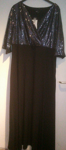 Schwarzes langes abend kleid - schwarzes, abend-kleid
