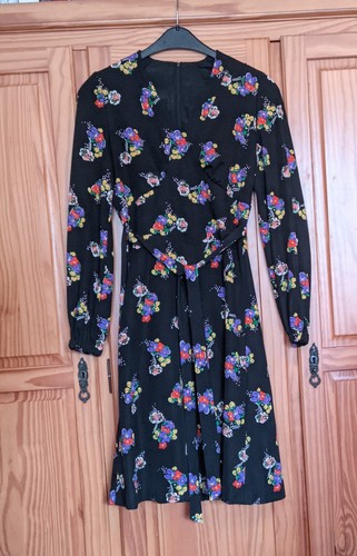 Vintage kleid schwarz mit - kleid,,