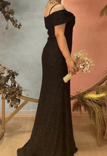 Abendkleid schwarz mit - abendkleid,