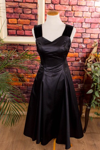 Vintage tanzkleid schwarz - tanzkleid,
